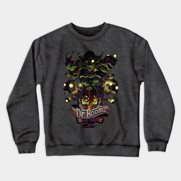 Unofficial Dr Boom Tribute Tee Crewneck Sweatshirt by peanutgolem